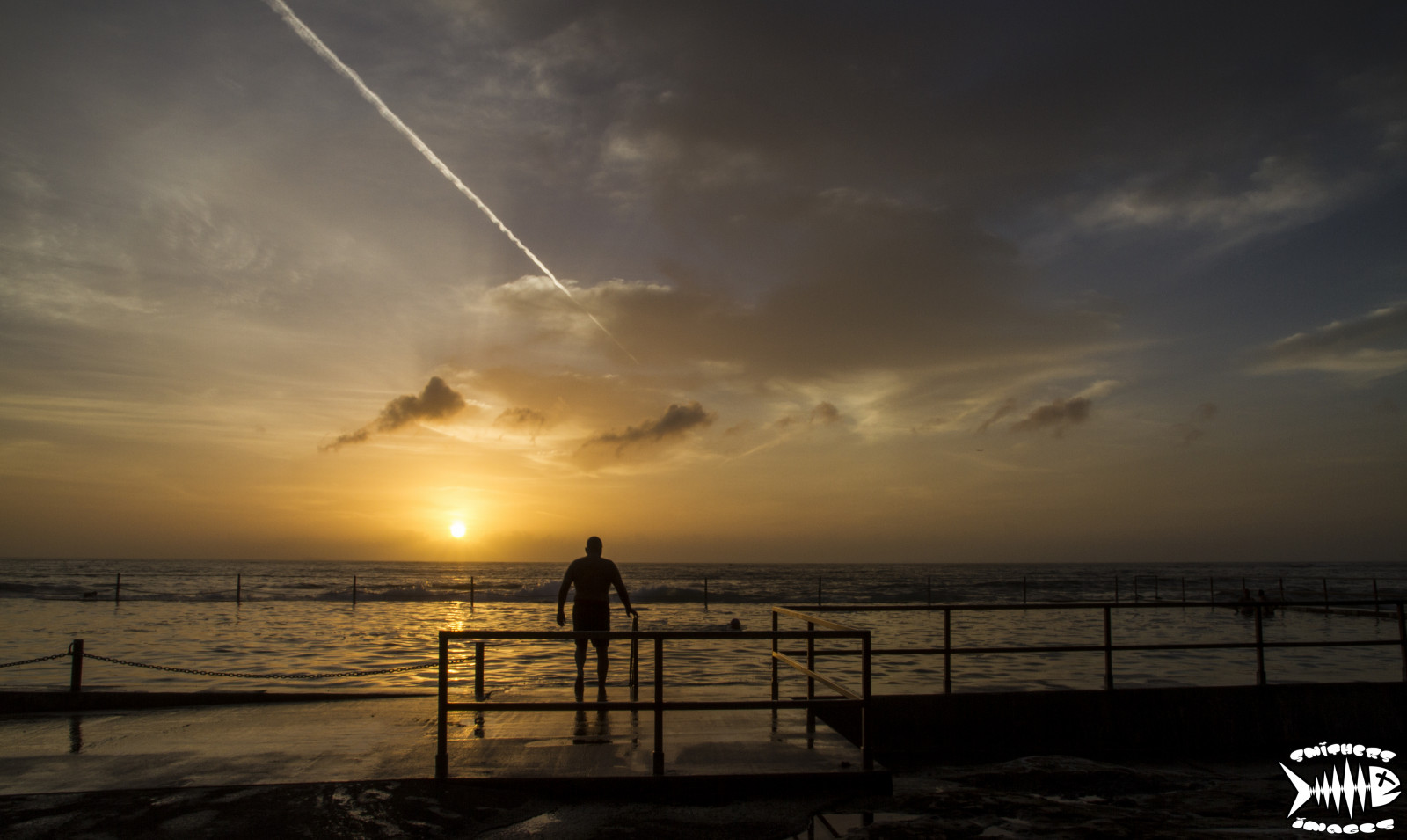 muž, pláž, voda, bazén, mraky, plavat, letadlo, svítání, Kánon, písek, skály, 7d, Cronulla, Skákačka, 1585mm