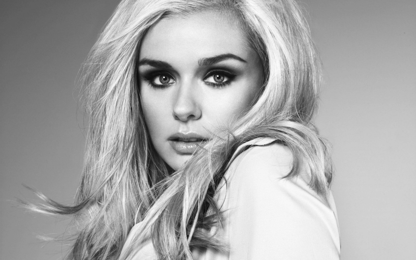 Wallpaper : Katherine Jenkins, view, actress, celebrity, black and