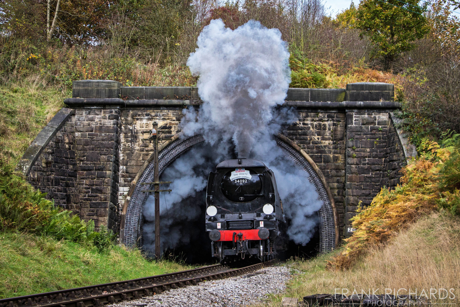město, Spojené království, Anglie, hudba, západ, pivo, festival, vlak, Kánon, velký, říjen, krysa, Yorkshire, země, jim, studny, třída, parní, 25, lokomotiva, 25., 24. místo, 059, Haworth, 2014, Keighley, Oxenhope, Oakworth, 5820, 34092, S160, Mytholmes, 700d