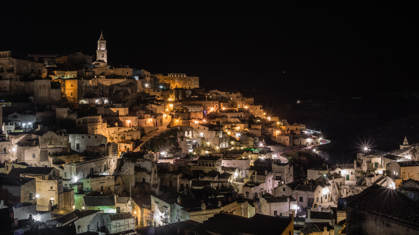 Nacht-, Stadt, Stadt, Himmel, Stadtgebiet, Stadtbild, Abend, Dorf, Metropole