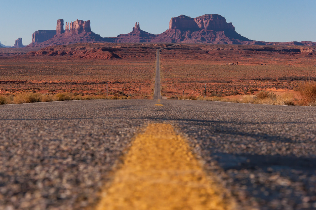 silnice, Arizona, žlutý, Utah, Nikon, butte, poušť, indický, proužek, roadtrip, redrock, monumentvalley, útvary, Žlutá linka, Koloradská plošina, d90, navajonation, LR5