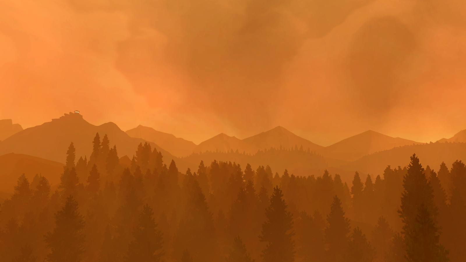 Wallpaper Paint Brushes Firewatch Orange Landscape 3840x2160 Wallpaper Paint Brushes Firewatch Orange Landscape 3840x2160