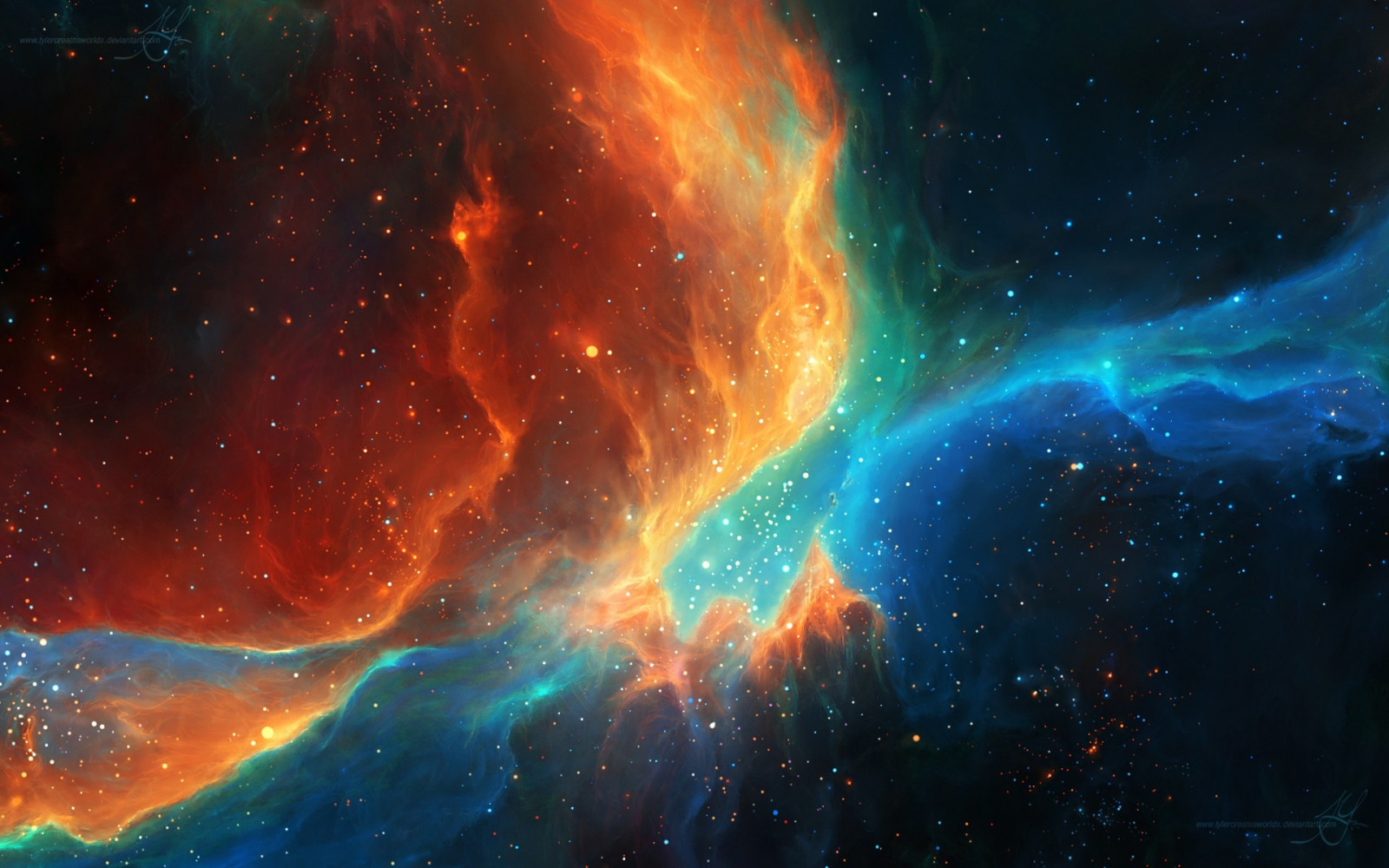 prostor, space art, mlhovina, atmosféra, vesmír, TylerCreatesWorlds, vesmír, astronomický objekt