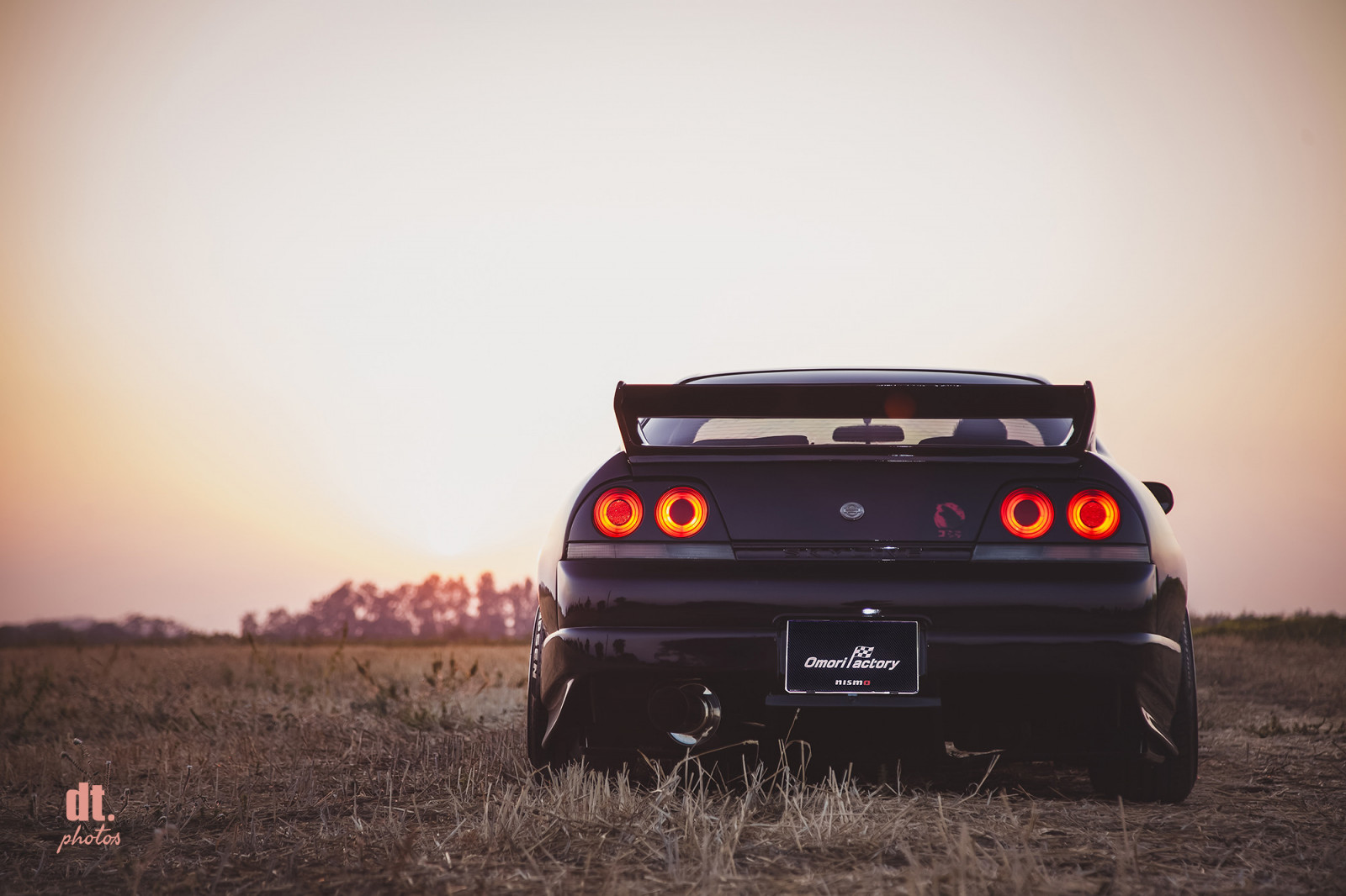 mașină, Nissan, Nissan Skyline R33, plăcuțe de înmatriculare, stopuri