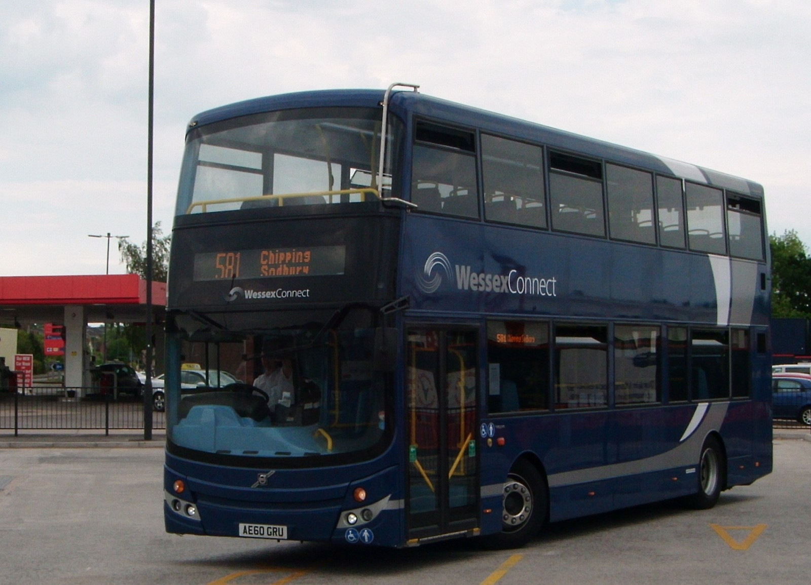 køretøj, svævebane, Volvo, transportere, bus, bane, hovedstadsområde, automotive exterior, kompakt bil, motor køretøj, transportform, erhvervskøretøj, offentlig transport, tour bus tjeneste, dobbeltdækkerbus, MCV, b9tl, wessexconnect, 581, yatebusstation, ae60gru
