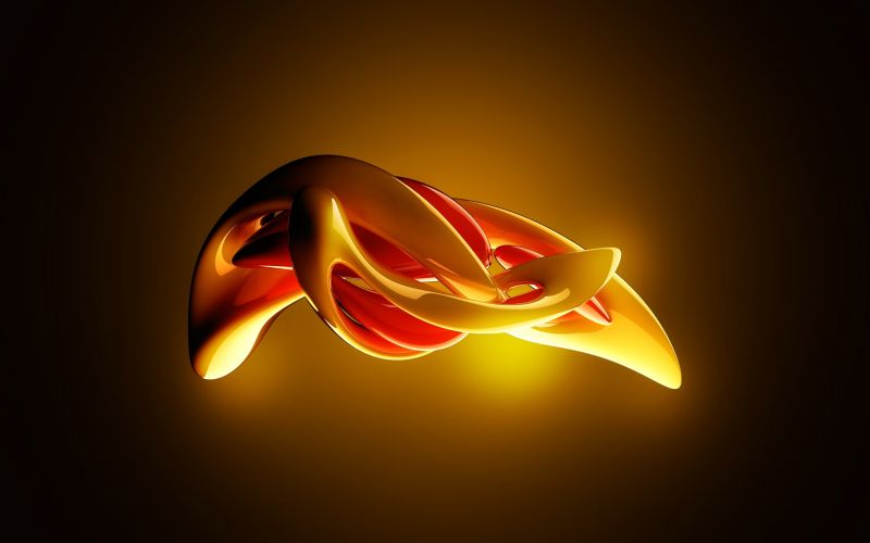 ilustrace, abstraktní, srdce, Červené, logo, 3D ilustrace, abstraktní, srdce, Červené, logo, 3D