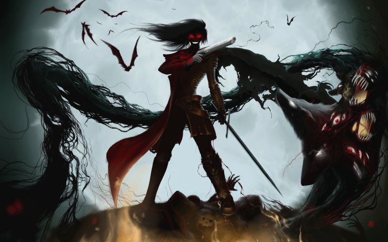 插图,动漫,漫画,神话,截图,Alucard