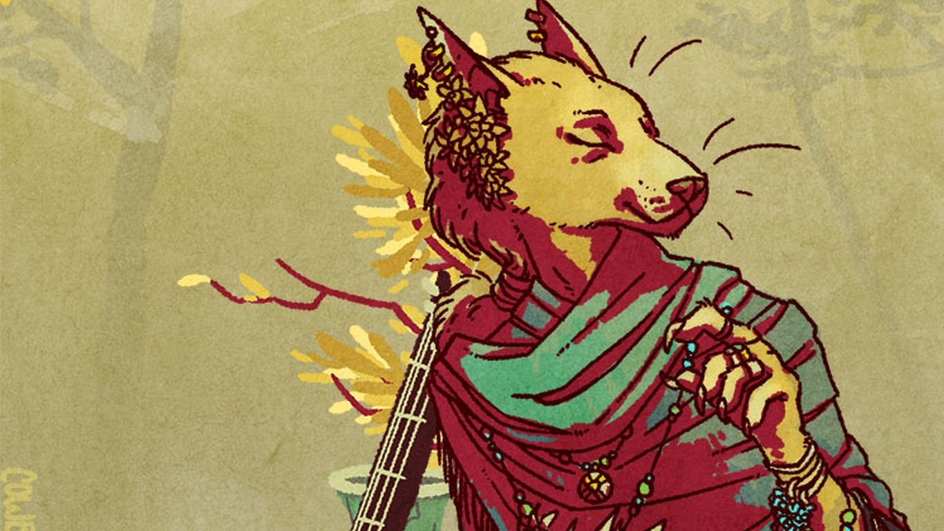 ilustrace, kreslená pohádka, srstnatý, Anthro, komiks, mytologie, UMĚNÍ