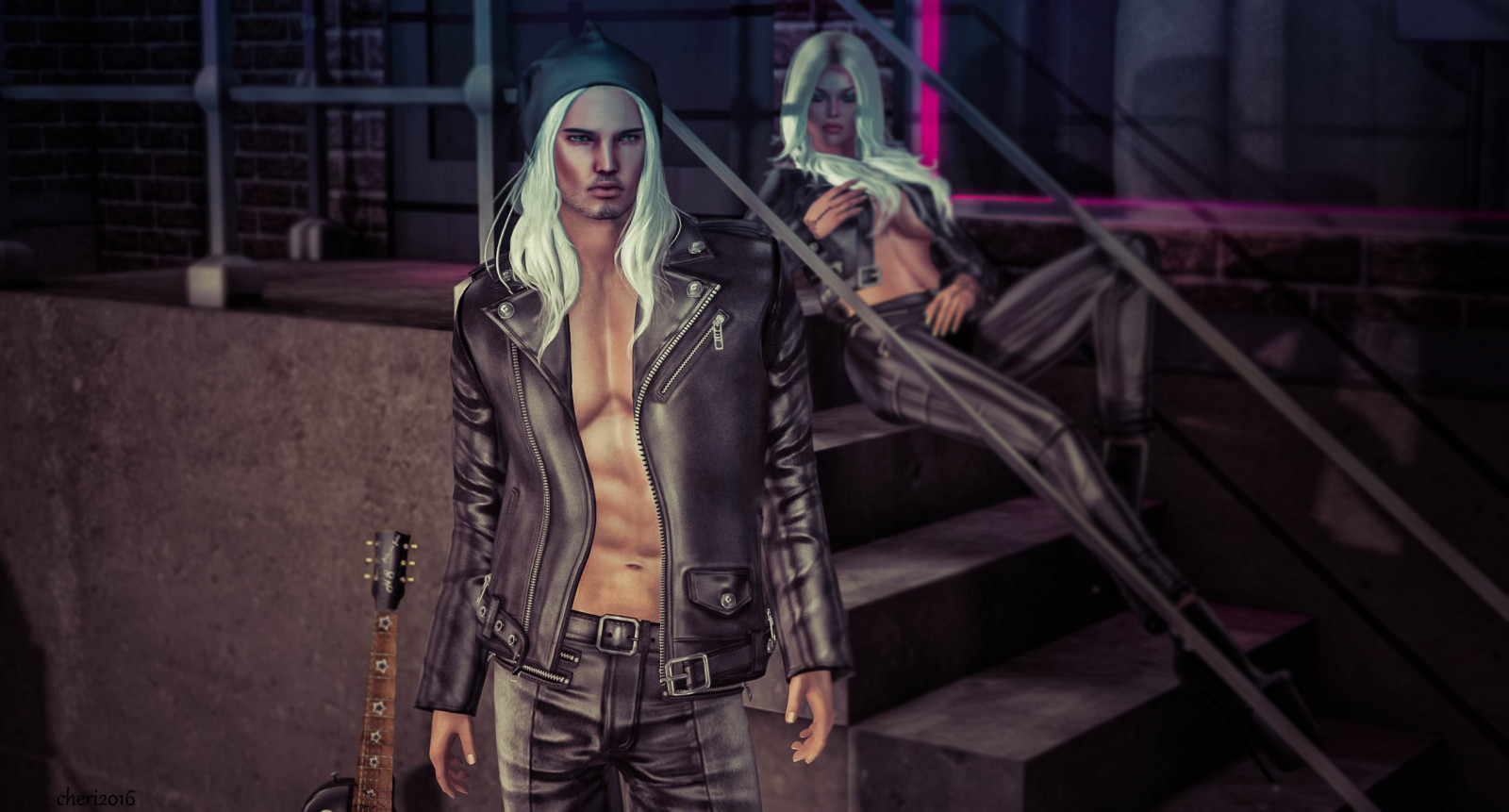 tma, Snímek obrazovky, představení, půlnoc, dívka