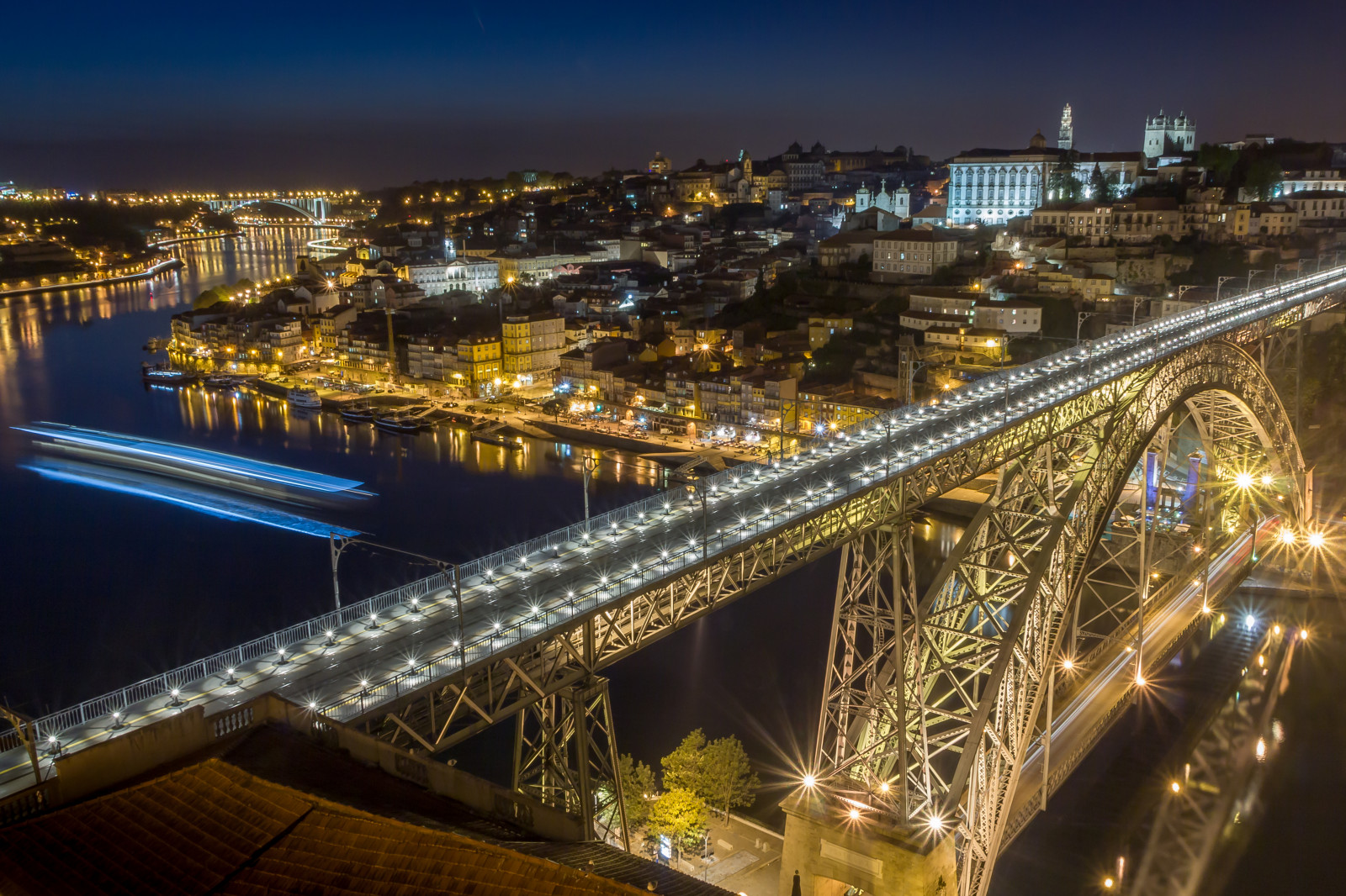 světla, město, panoráma města, noc, voda, odraz, panoráma, mrakodrap, večer, most, řeka, zlato, soumrak, minout, metropole, Portugalsko, Porto, longexposure, centrum, mezník, langzeitbelichtung, br CKE, nightshot, porto, Douro, urban area, Metropolitní oblast, lidské osídlení, pontedomlu si