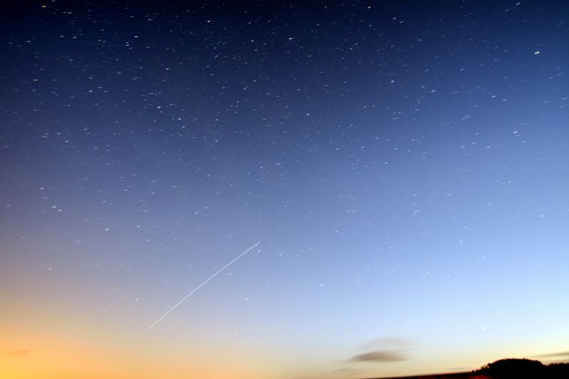 nebe, atmosféra, horizont, Atmosféra Země, noc, jev