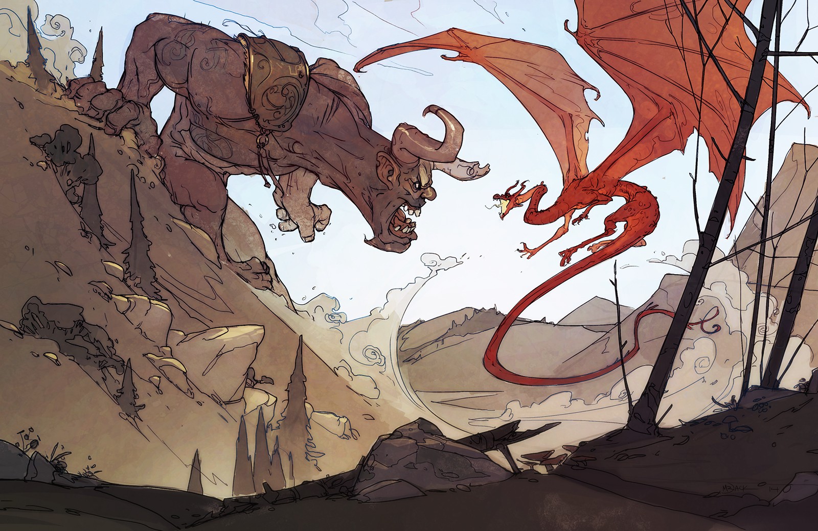 1600x1040 px, artwork, dragon