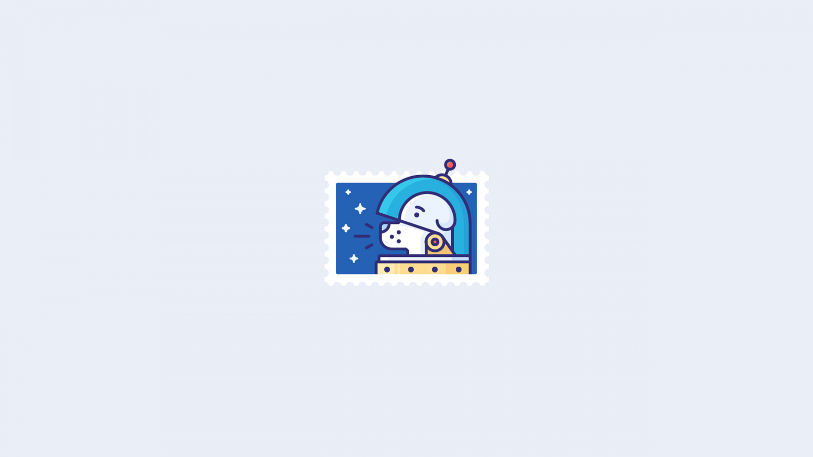 Grafikdesign, Blauer hintergrund, Briefmarken, Platz