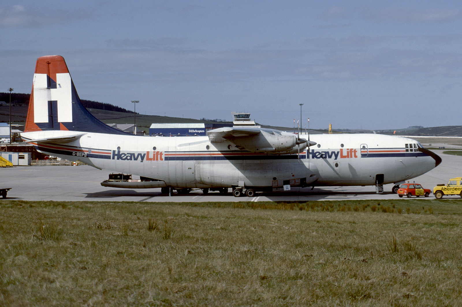 aereo, aviazione, Belfast, Aberdeen, pantaloncini, ABN, HEAVYLIFT, gbeps