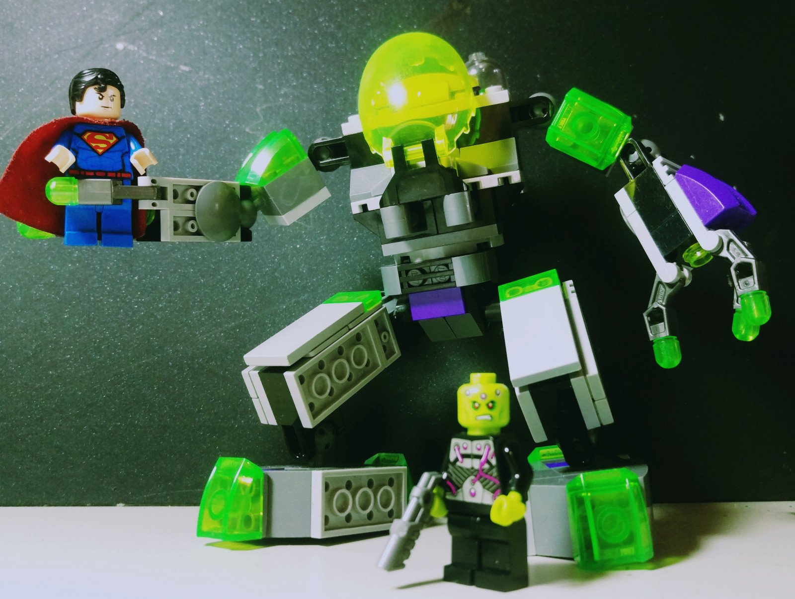 robot, prostor, zelená, LEGO, Mech, technika, Hračka, stroj, darebáci, Superman, plastický, Brainiac, dccomics, moc, mecha, produkt, legocustom, product design