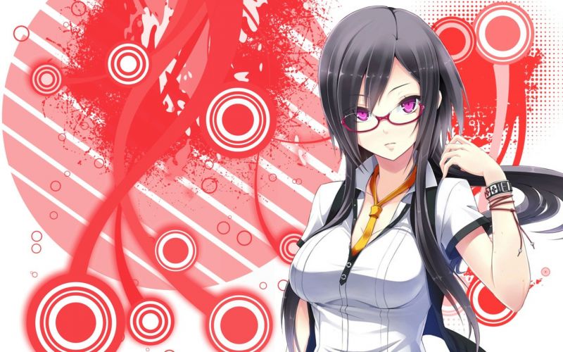 ilustrácie, anime, anime dievčatá, okuliare, karikatúra, originálne charaktery ilustrácie, anime, anime dievčatá, okuliare, karikatúra, originálne charaktery