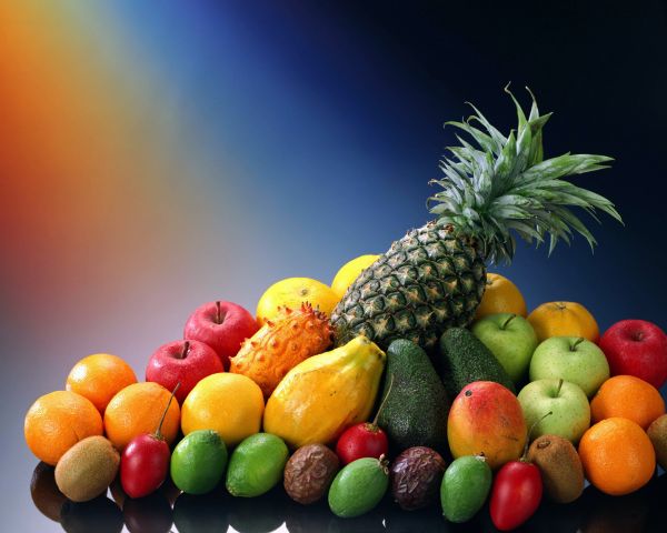 fruit, pineapple, exotic, apple, Avocado, kiwi