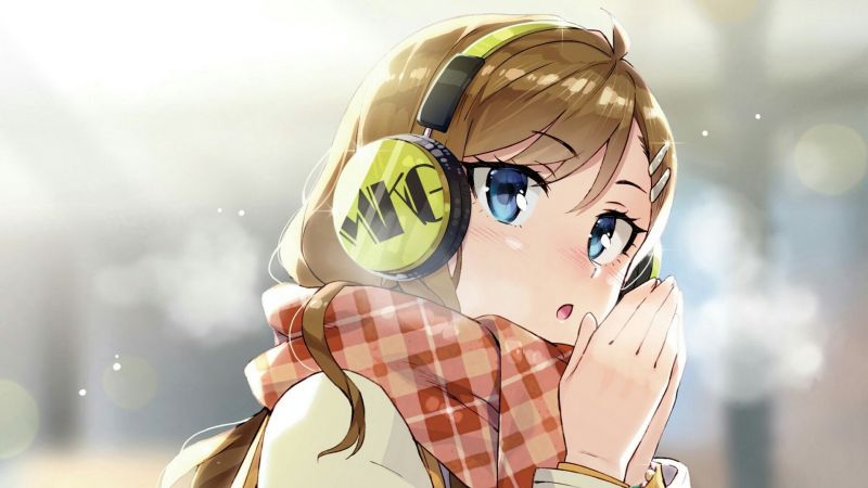 sluneční brýle, anime, anime dívky, brýle, Osoba, modré oči