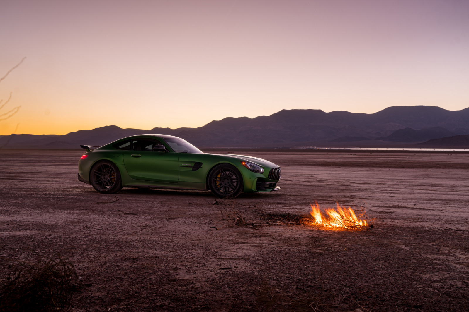AMG GT r, sportwagen, groene auto's