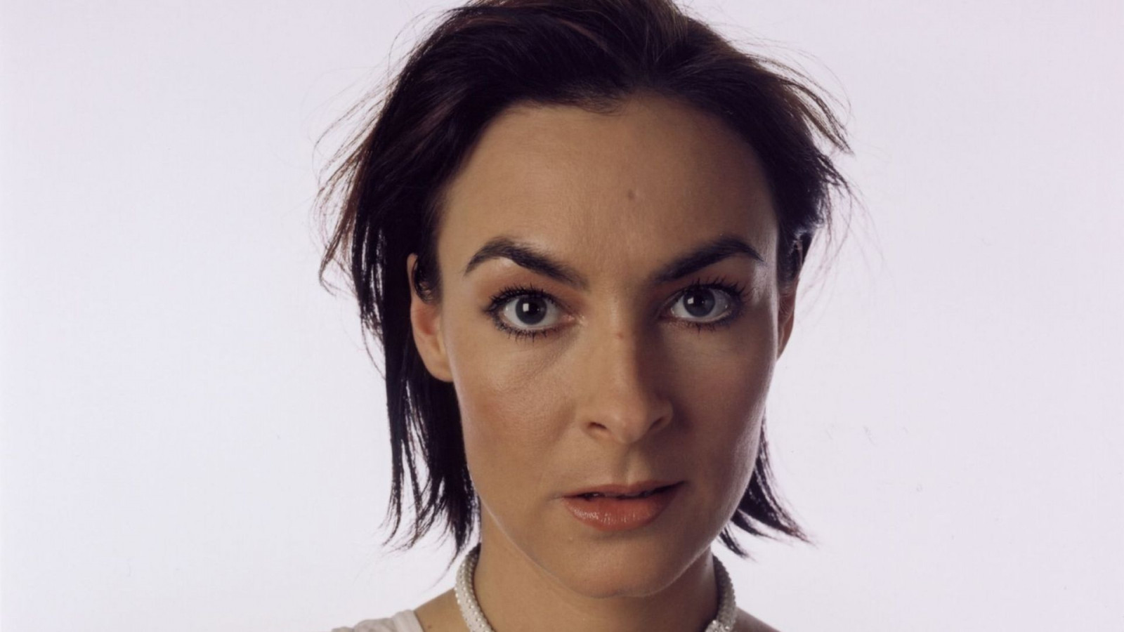 Marusha, tvář, dívej se, oči, střih