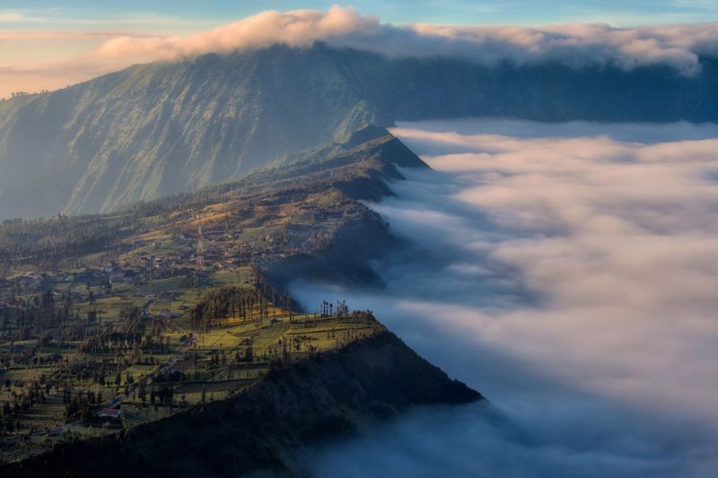 landscape, mountains, sea, hill, nature, reflection landscape, mountains, sea, hill, nature, reflection