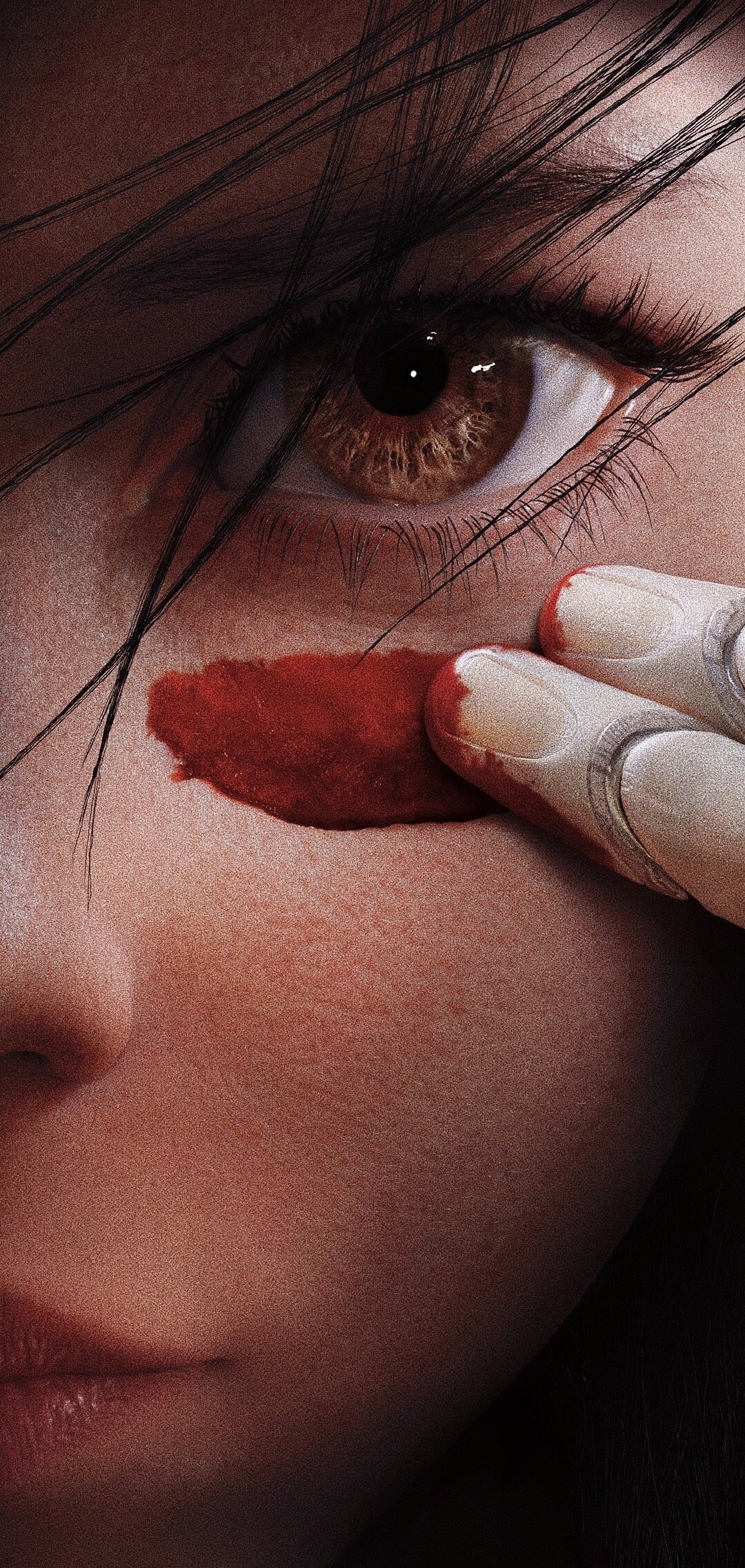 デスクトップ壁紙 Alita Battle Angel, anime eyes,