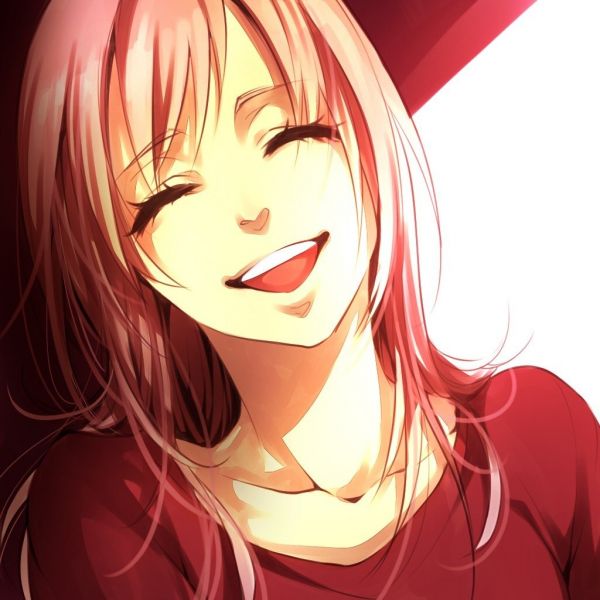Illüstrasyon,Anime,gülümseyen,karikatür,siyah saç,ağız