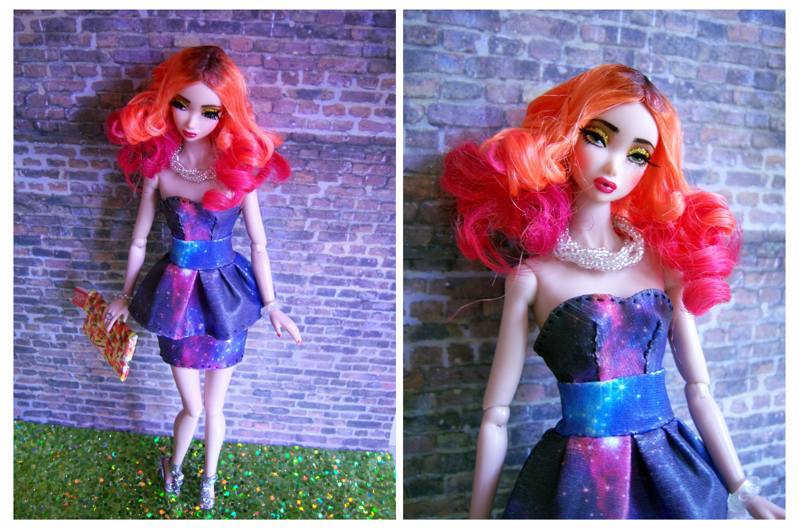 Wallpaper : sunset, galaxy, corset, Toy, doll, Barbie, costume, ombre, wig,  hair coloring, cosmic, ooak, fashion model, misaki, nipponmisaki,  ooakmisaki 5715x3776 - - 877791 - HD Wallpapers - WallHere