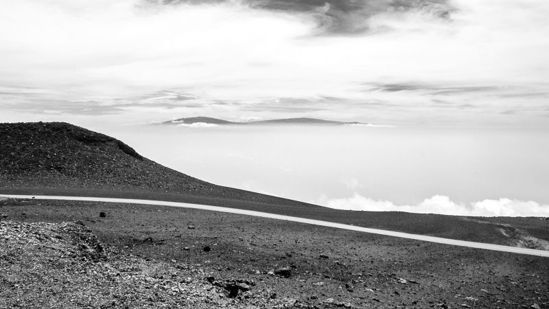 Landschaft, Weiß, einfarbig, Meer, Hügel, Berge Landschaft, Weiß, einfarbig, Meer, Hügel, Berge