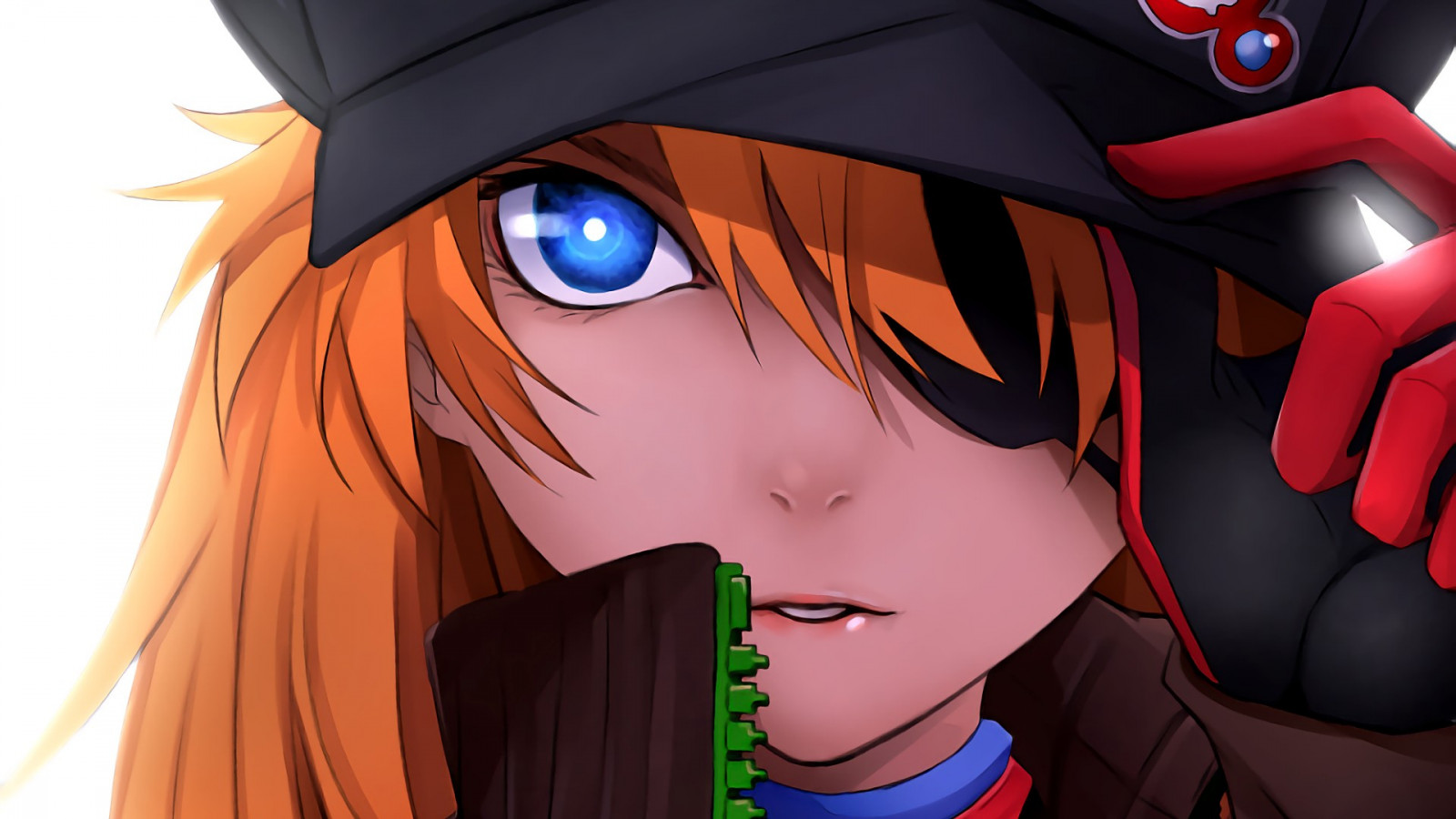 ilustrace, anime, anime dívky, Neon Genesis Evangelion, Asuka Langley Soryu, kreslená pohádka, černé vlasy, Snímek obrazovky, mangaka