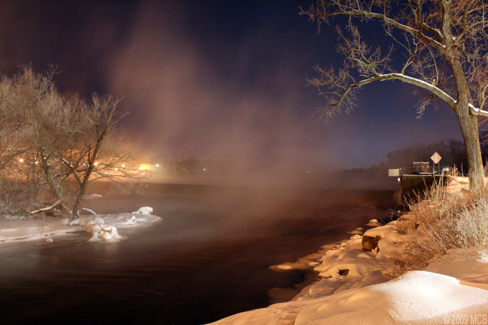 vand, natur, sne, Fryser, vinter, himmel, flod, morgen, nat, atmosfære, fænomen, træ, sollys, aften, afspejling, landskab, is, Bank, vand funktion, daggry, tåge, computer tapet