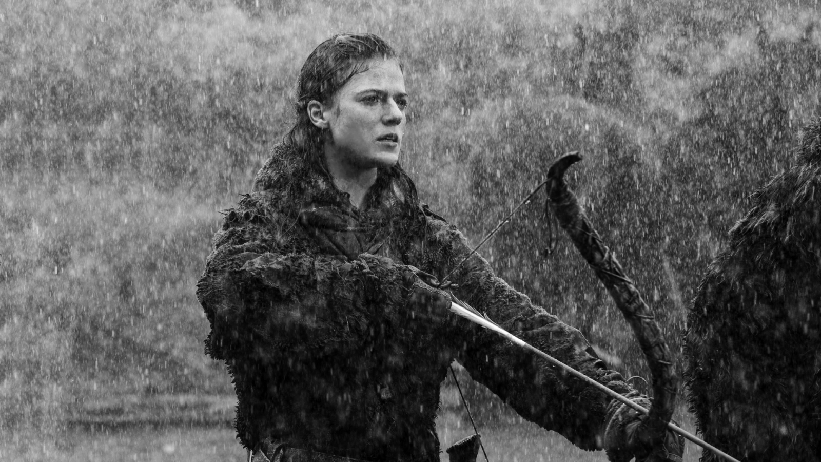sort, monokrom, soldat, Game of Thrones, Rose Leslie, Person, Ygritte, 1920x1080 px, sort og hvid, monokrom fotografering