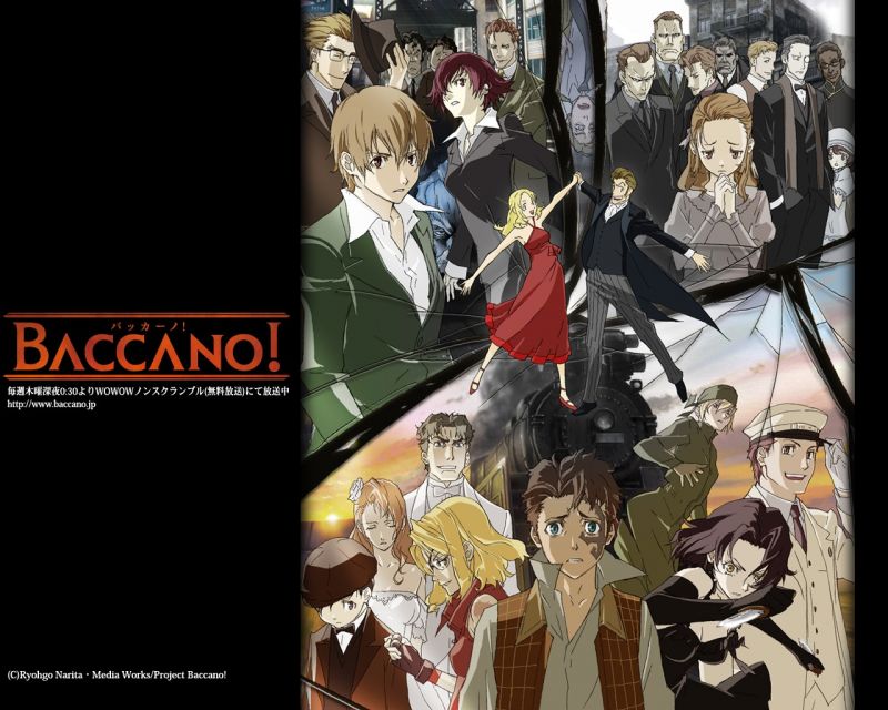ilustrace, anime, Baccano, komiks, komiks ilustrace, anime, Baccano, komiks, komiks
