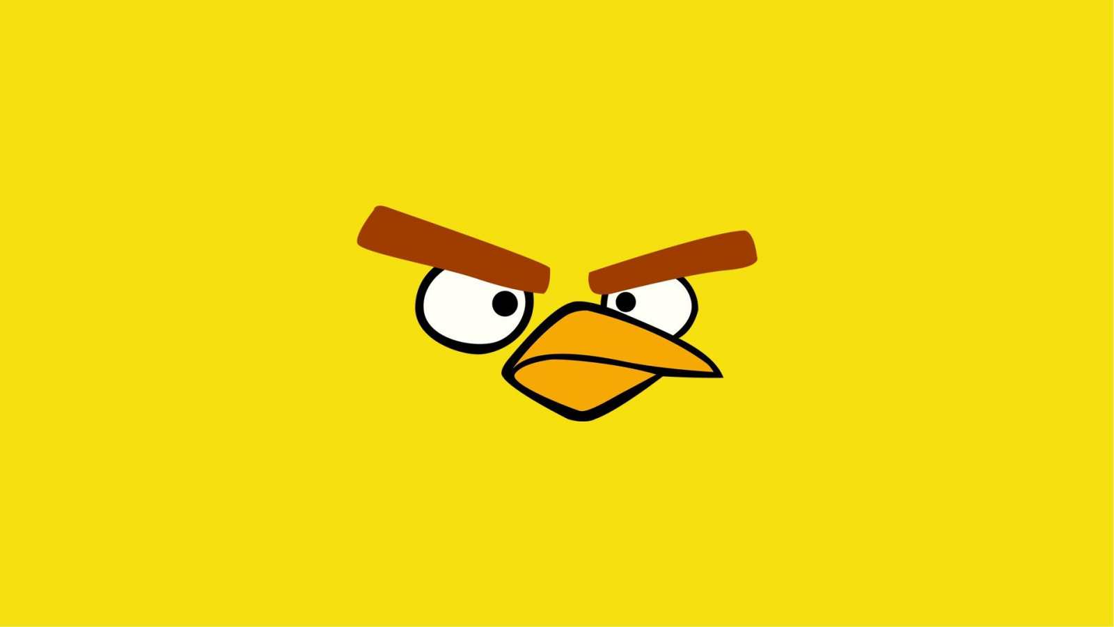 1920x1080 px, angry, background, birds, games, minimalistic, video, yellow