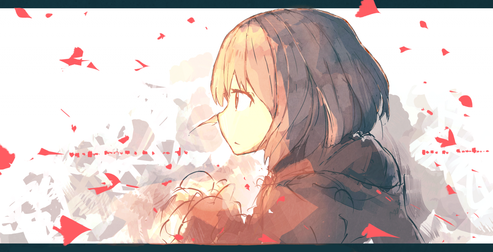 Illustration, Anime, rot, Karikatur, Originalzeichen, Mund, Sinn, Bildschirmfoto, Organ, Mangaka