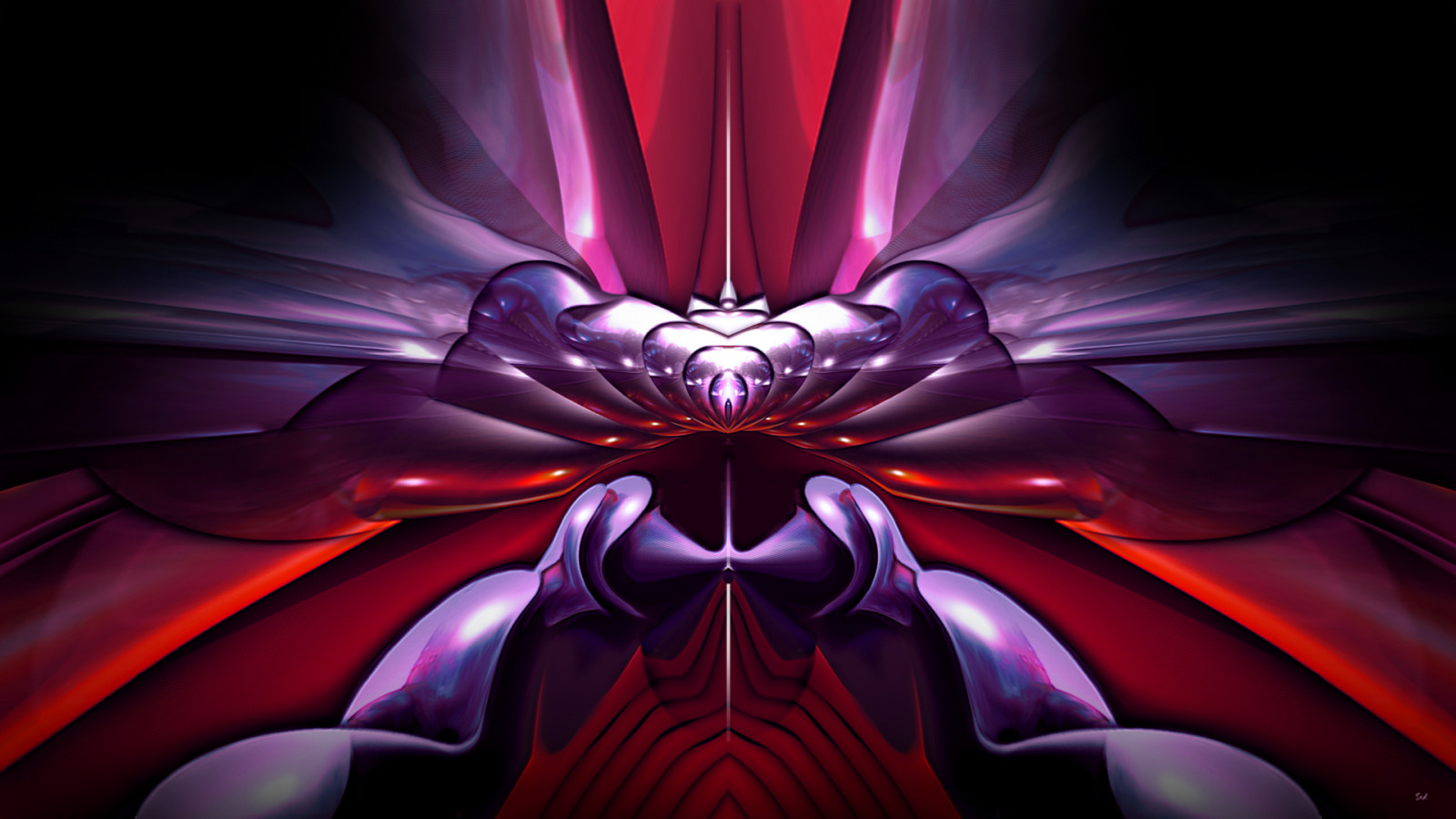 Wallpaper abstrak, 3D, simetri 1920x1080 M3NT05 1143858 HD