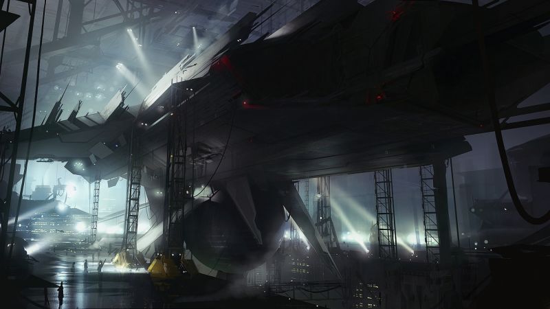 umělecká díla, digitální umění, futuristický, kosmická loď, 1920x1080 px, fantasy umění