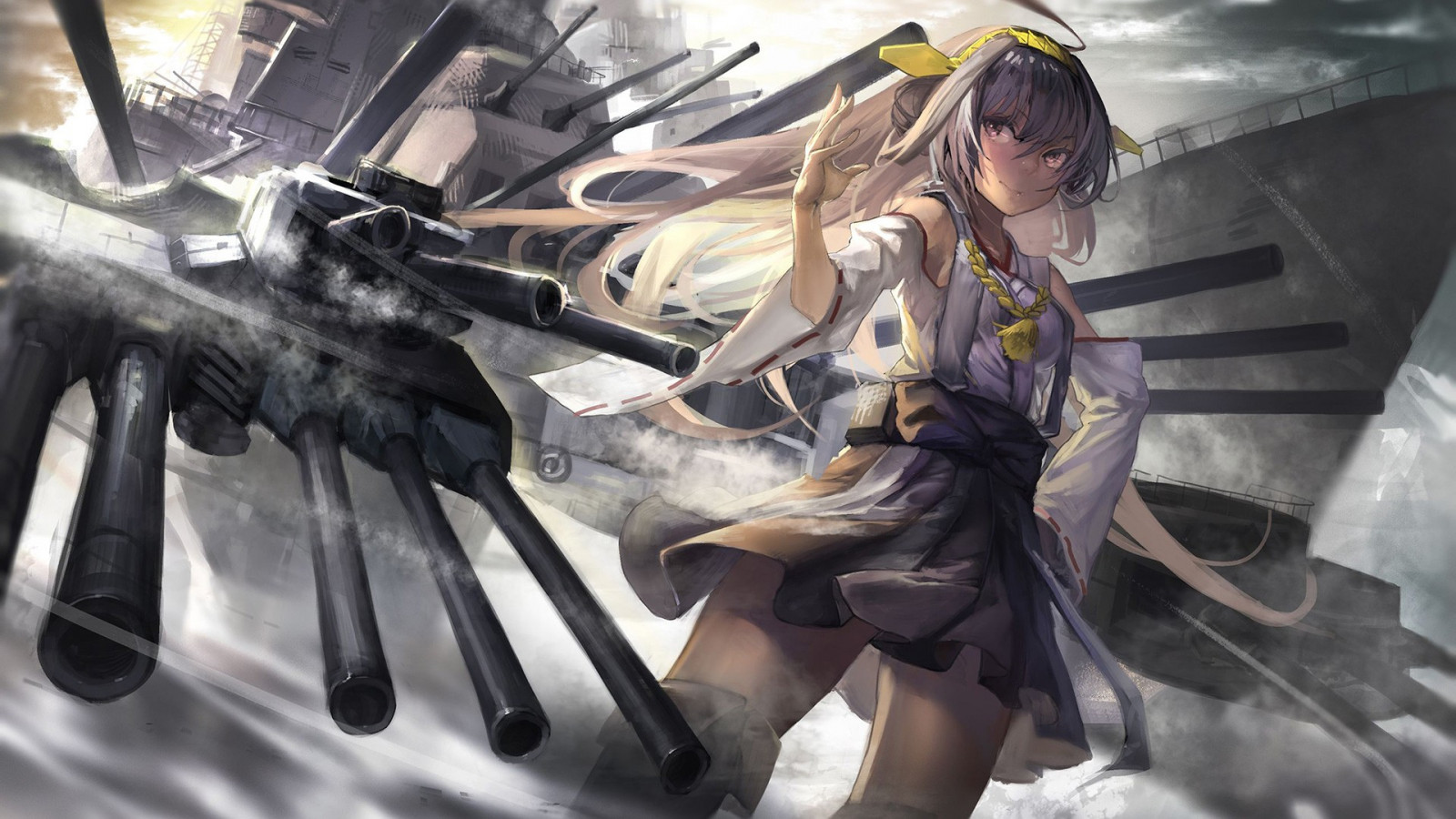 อะนิเมะ, คอลเลกชัน Kantai, Kongou KanColle, ชุดแต่งกาย, ภาพหน้าจอ, เมชา, การกระทำ
