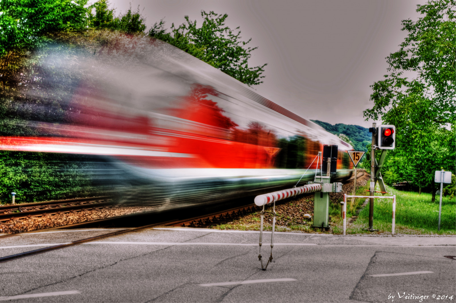 veitinger, deutschland, Německo, Bádensko-Württembersko, dogern, Eisenbahn, zug, vlak, bahn, Bahnubergang, železnice, Rychlost, Geschwindigkeit