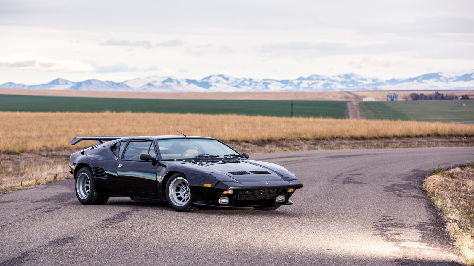 Wallpaper : 4096x2304 px, black, car, De Tomaso Pantera GTS, landscape