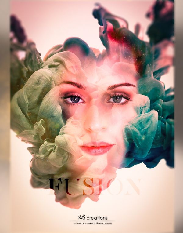 illustration,Photoshop,portrait,eyes,abstract,clouds