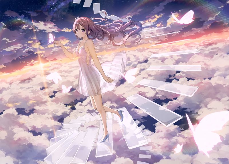 Dünya,gökyüzü,pembe,SANAT,Işık,cg artwork
