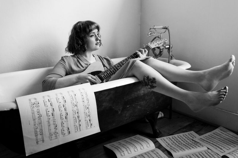 wit,zwart,vrouw,model-,portret,monochroom