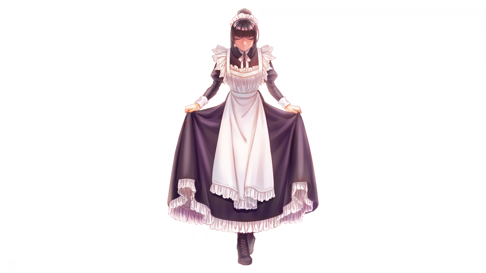 služka, Hračka, Overlord anime, Gamma Narberal, oblečení, kostým, talár, figurka, kostýmy, svrchní oděvy