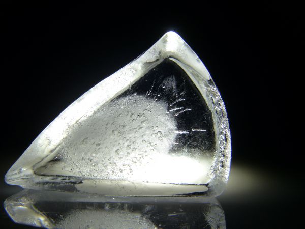 reflection,macro,cube,ice,crystal,mineral