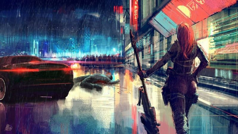 1920x1080 px, kunstverk, fi, futuristiske, pike, jenter 1920x1080 px, kunstverk, fi, futuristiske, pike, jenter