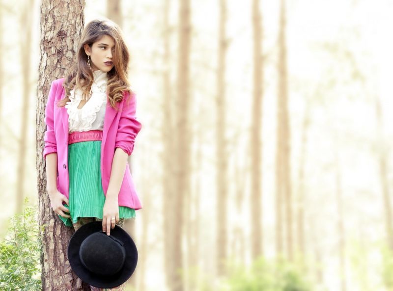 foresta, donne, occhi, fotografia, vestito, labbra foresta, donne, occhi, fotografia, vestito, labbra