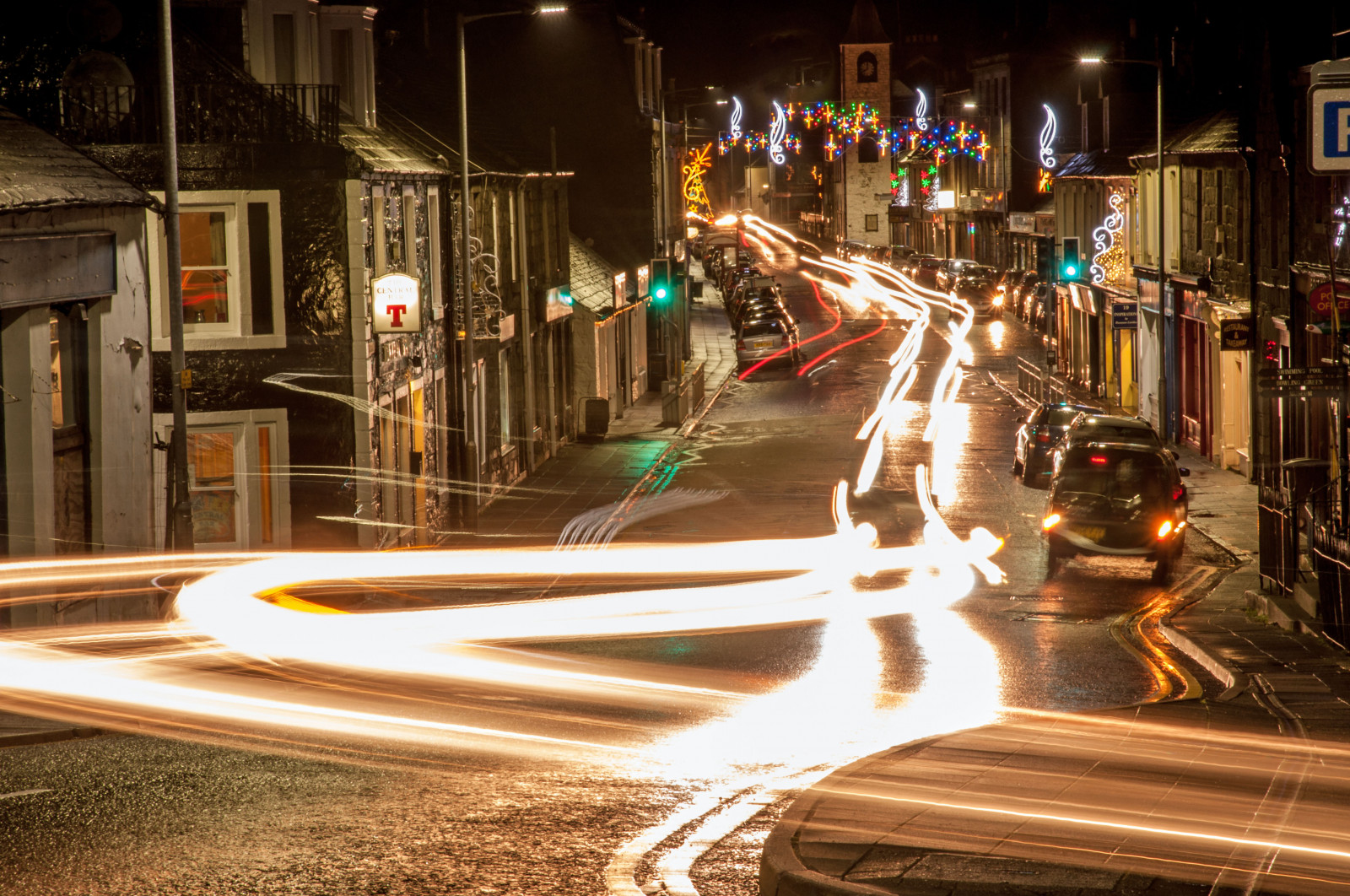 Wallpaper : longexposure, light, cars, lights, Nikon, mainstreet ...