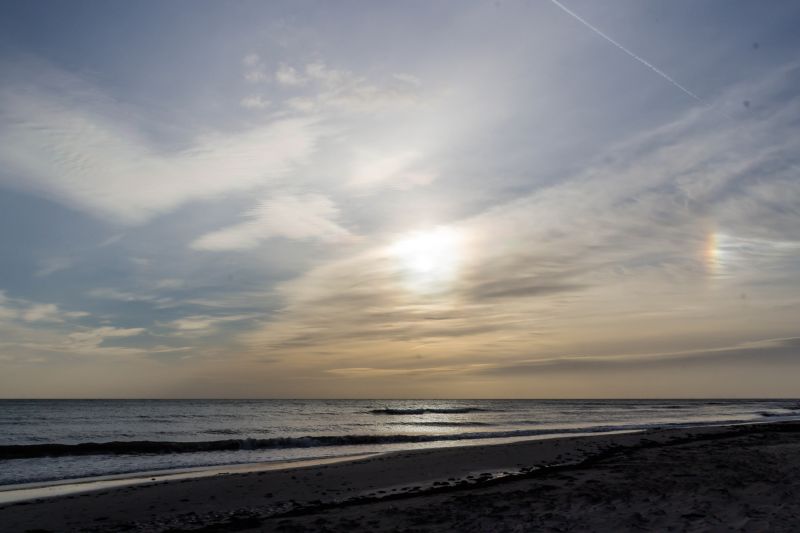 luce del sole, tramonto, mare, acqua, sabbia, puntellare luce del sole, tramonto, mare, acqua, sabbia, puntellare