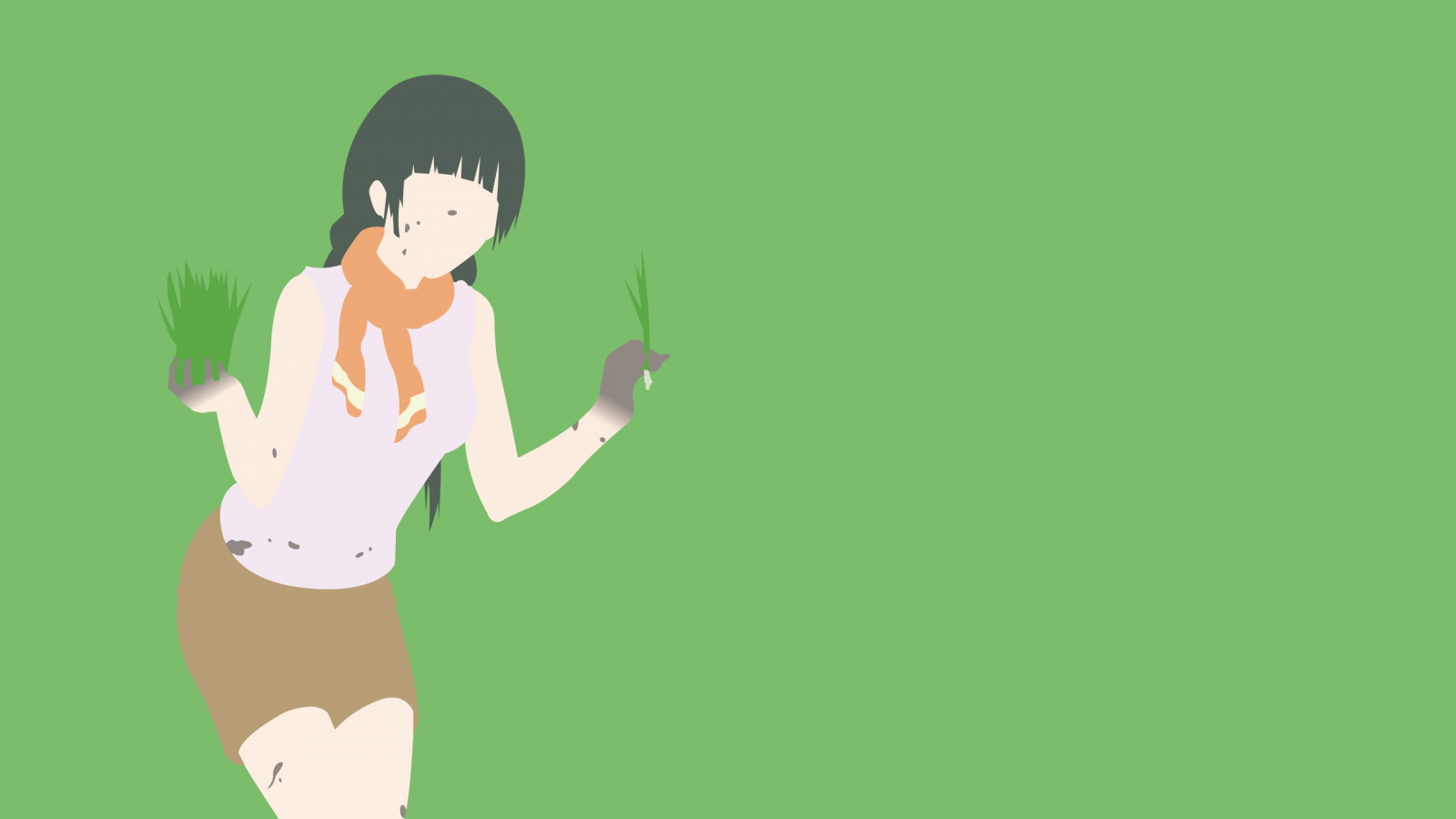 ilustrace, anime, anime dívky, kreslená pohádka, anime vektory, létající čarodějnice, Makoto Kowata, ruka, prst